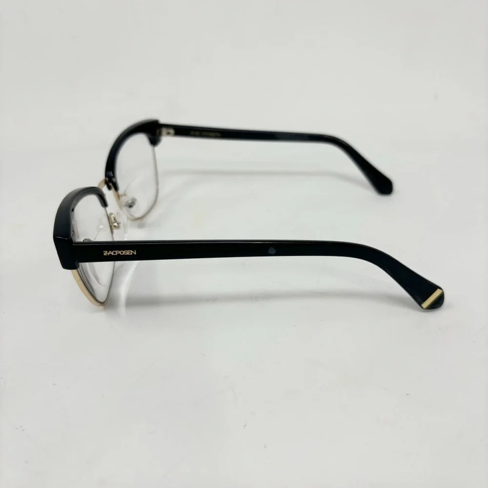 ZAC POSEN Women’s LIVY Eyeglass Frame Black 53-18-135 Half Rim FOR FRAMES ONLY